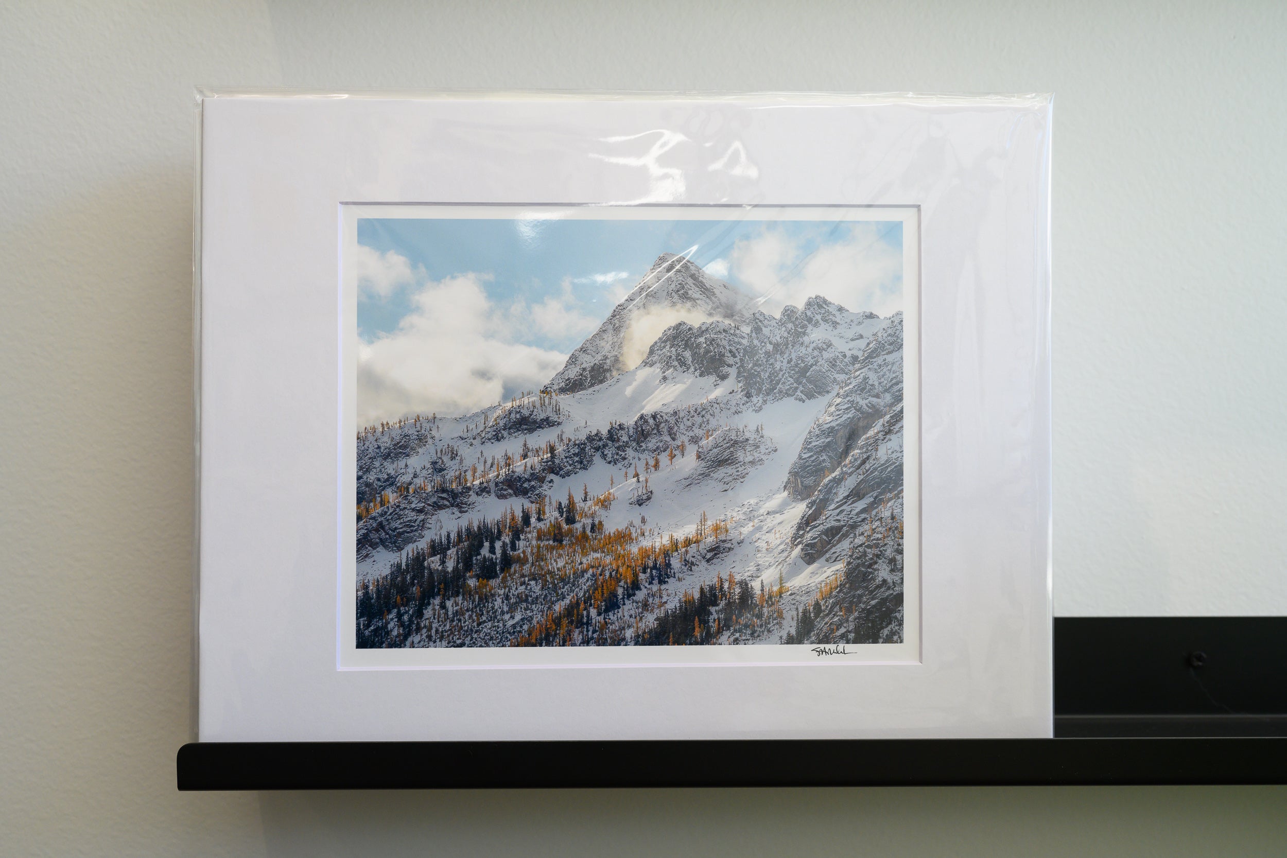 Copper Peak with Larches and Fresh Snow Matted 8x10 Print – Scott ...